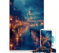 Puzzle du Panthéon de Paris pour Adultes, 1000 pièces, Jeu de réflexion, Plaisir Lent, Design, Assemblage, Joli Cadeau (38x52cm)