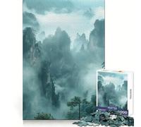 Puzzle du Parc National de Zhangjiajie, 1000 pièces, pour Adolescents mémoire aiguisée, détente et Finitions impeccables, pour Les fêtes (38x26cm)