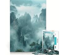 Puzzle du Parc National de Zhangjiajie pour Adolescents,1000 pièces,Jeu Stimulant l'esprit,pièces nettes et sans bavures,Facile à Apprendre,pour Le Plaisir de Toute la Famille (38x52cm)
