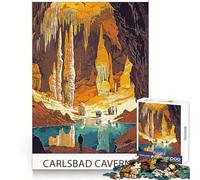 Puzzle du Parc National des grottes de Carlsbad pour Adultes, 1000 pièces, pour stimuler la réflexion, Un Passe-Temps agréable, Bords réguliers, Cadeau de Noël (50x75cm)