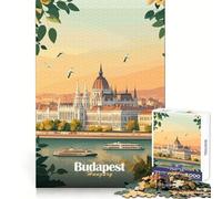 Puzzle du Parlement de Budapest pour Adolescents,1000 pièces,Exercice Intelligent,Divertissement Calme,Assemblage sans Couture,Surprise d'anniversaire (50x75cm)