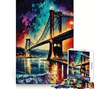 Puzzle du Pont du Bosphore à Istanbul pour Adultes, 1000 pièces, pour Une réflexion créative et apaisante, avec des Bords précis, Une Surprise de Noël (38x26cm)