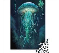 Puzzle du royaume mythique des méduses, 1000 pièces, puzzle en papier pour adultes et adolescents, jeu familial, cadeaux de la veille de Noël, 1000 pièces (38x26 cm)