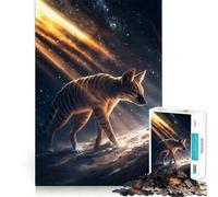 Puzzle du Thylacine Mythique pour Adultes 1000 Pièces Jeu de Réflexion Silencieux et Amusant Décoration Murale aux Découpes Précises 50x75cm