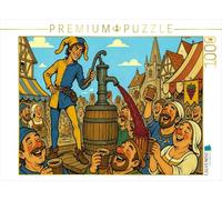 Puzzle · du vin plutôt Que de l'eau | Extrait de la vie d'un vagabond espiègle · 1000 pièces · Format assemblé 64 × 48 cm · CALVENDO Puzzle