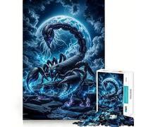 Puzzle du Zodiaque Scorpion 1000 pièces pour Adolescents, Jeu d'entraînement cérébral, Moment de sérénité, Art à Assembler, Cadeau saisonnier (38x52cm)
