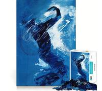 Puzzle du Zodiaque Verseau pour Adultes,1000 pièces,Jeu Stimulant l'esprit,pièces précises et sans Couture,activité relaxante à Faire en Groupe à l'intérieur (50x75cm)