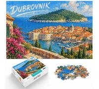 Puzzle Dubrovnik 1000pcs (70x50cm) Loisir pour Adultes | Pour les passionnés qui aiment les puzzles plus longs : ce puzzle 1000 pièces adulte associe concentration et détente.