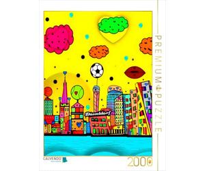 Puzzle · Düsseldorf | 2000 pièces · Format assemblé 90 × 67 cm · CALVENDO Puzzle
