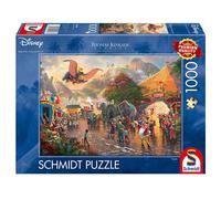 Schmidt-Spiele Puzzle 59939 Thomas Kinkade – Dumbo (Disney) – 1000 pièces