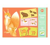 Puzzle duo Bébés animaux Djeco