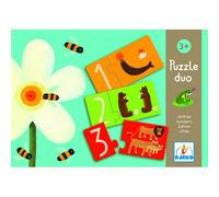 Djeco - DJ08151 -Puzzle - Duo de nombres - Multicolore
