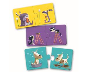 Puzzle Duo Contraire Multicolore TU