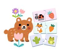 Djeco Puzzle – Duo Couleurs – 24 pièces – Multicolore