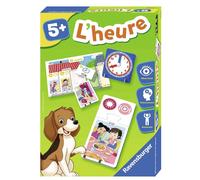 Ravensburger - Jeu Educatif - L'heure - Apprentissage des notions de Temps - Logique, chronologie des événements - Lecture de l'heure - A partir de 5 Ans - 24072