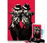 Puzzle Duo Mystérieux pour Adultes 1000 Pièces Logic Boost Toy Group Joy Premium Edge Surprise d'anniversaire (38x52cm)