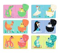 Puzzle duo-trio Articulo Les œufs rigolos (12 pièces)