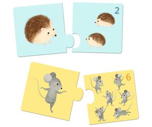 Puzzle duo-trio Bébés animaux (24 pièces)