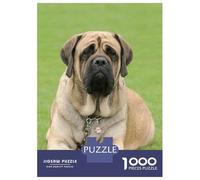 Puzzle dur pour adultes - 1000 pièces - Mastiff anglais pour adultes - Jeu pratique - Cadeau d'anniversaire difficile - Cadeaux d'anniversaire - 70 x 50 cm - 1000 pièces