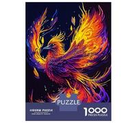 Puzzle dur pour adultes - 1000 pièces - Phoenix Fantasy Puzzle pour adultes - Jeu pratique - Cadeau d'anniversaire difficile - Cadeaux d'anniversaire - 38 x 26 cm - 1000 pièces