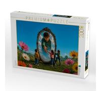 Puzzle · Durch den Spiegel | 2000 pièces · Format assemblé 90 × 67 cm · CALVENDO Puzzle