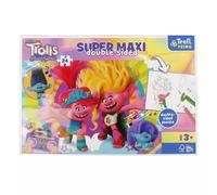 Puzzle dwustronne 24el SUPER MAXI 3w1 Wesoły dzień Trolli Trolls 3 41017 Trefl T