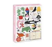 Puzzle Eames de 1000 pièces pour adultes | Planche 100 % recyclée de qualité supérieure | Puzzle rétro de 1000 pièces pour adultes | Cadeaux rétro | Puzzle Happily