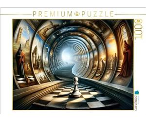 Puzzle · Échec et Mat des âges : Un Chemin à Travers la galerie de | l'histoire · Où la partie des rois se joue à travers l'œil du… · 1000 pièces · Format assemblé 64 × 48 cm · CALVENDO Puzzle