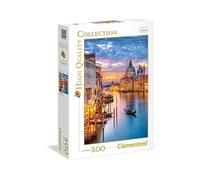 Clementoni Puzzle 35056 – Canal de Venise lumineux, 1000 pièces, dès 14 ans