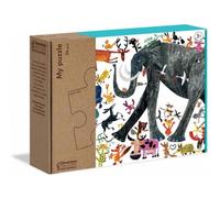 Puzzle Écologique Éléphant - Clementoni - 24 pièces - Animaux - Enfant - Multicolore