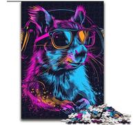 Puzzle écureuil Astronaute pour Adolescents, 1000 pièces, Jeux éducatifs, décoration d'intérieur, idéal pour la décoration de Bureau (50x75cm)