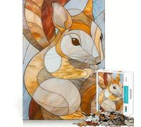 Puzzle écureuil doré pour Adultes, 1000 pièces, Jeu de logique et d'adresse, découpe précise, pièce de Collection 50x75cm