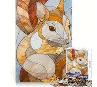 Puzzle écureuil doré pour Adultes, 1000 pièces, Jeu de logique et d'adresse, découpe précise, pièce de Collection 50x75cm