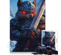 Puzzle écureuil Guerrier 1000 pièces pour Adolescents, Jouet Intelligent pour Partager des Moments de complicité, découpe précise, pièce de Collection 50x75cm