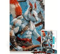 Puzzle écureuil Guerrier 1000 pièces pour Adultes, Jeu de réflexion apaisant, Bords précis, 50x75cm