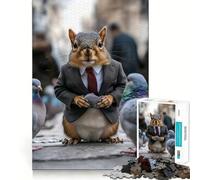 Puzzle écureuil Street Sales 1000 pièces pour Adultes, Jeu d'exercice Mental, Anti-Stress, Design élégant, Cadeau 50x75cm