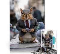 Puzzle écureuil Street Sales pour Adolescents, 1000 pièces, Jeu de logique Transparent, Divertissement paisible, découpe Parfaite, Surprise chaleureuse 38x26cm