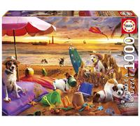 Puzzle Educa 1000 elementów Educa Puzzle 1000 el. Psy na plaży Educa