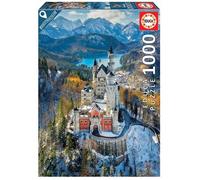 Educa Borras Puzzle 1000 Neuschwanstein Castle From Air Multicolore