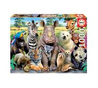 Puzzle - EDUCA - 1000 pièces - Thème Animaux - Taille 68x48 cm