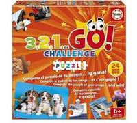 Educa - 3,2,1... GO Challenge Puzzle | Si tu ES Rapide et Agile, tu seras Peut-être Le Premier à compléter Ton Puzzle. Contient 24 Puzzles de 6 pièces : 2 à 5 Joueurs, à partir de 6 Ans (19390)