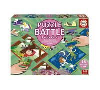 Puzzle - EDUCA - Battle Jr Contes - 16 puzzles
