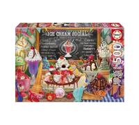 Puzzle - EDUCA - Boutique de Glaces - 500 pieces - 48x34 cm - a partir de 10 ans - Mixte