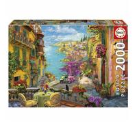 Puzzle - EDUCA - Café Espagnol - 2000 pièces - 96x68 cm - Thème Voyage et cartes - Adulte