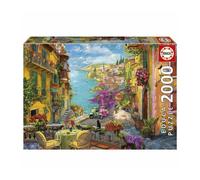 Puzzle - EDUCA - Café Espagnol - 2000 pieces - 96x68 cm - Theme Voyage et cartes - Adulte