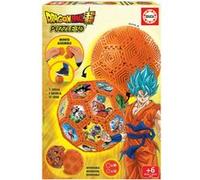 Educa - Puzzle 3D Dragon Ball avec 32 pièces réez des Formes: Sphère, Bracelet, Diabolo et Plus | Jouet Éducatif pour Enfants à partir de 6 Ans | Puzzle 3D à Monter et Jouer | Diamètre 14 cm (19371)