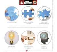 Puzzle - EDUCA - Justice League DC Comics - 1000 pièces - Thème Dessins animés - Pour adultes