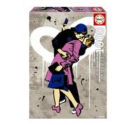 Educa Borrás - Puzzle 1000 pièces Le Baiser TV Boy 48 x 68 cm à partir de 14 ans