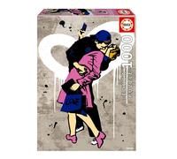 Puzzle - EDUCA - LE BAISER, TV BOY - 1000 pieces - 68 x 48 cm - Pour adultes a partir de 12 ans