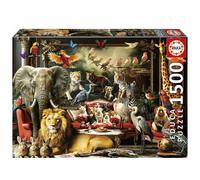 Educa Puzzle 1500 pièces – Le manoir des Animaux – 85 x 60 cm – Dès 14 ans